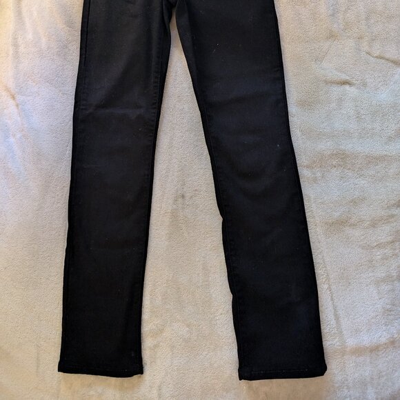 LEVIS WOMEN'S BLACK PANTS Size 4 Classic Mid Rise Skinny Jeans Levi Levi's - Picture 7 of 7